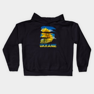 Ukraine sunflower Kids Hoodie